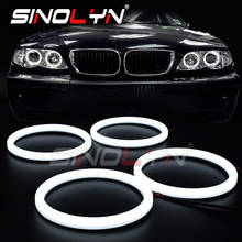 Sinolyn Cotton LED Angel Eyes For BMW E46 Coupe Convertible 325ci 330ci Xenon Headlight Tuning Turn Signal Rings Car Accessories 2024 - buy cheap
