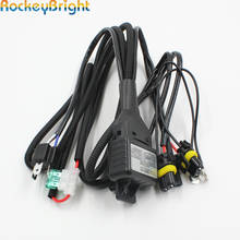 Rockeybright-controlador de bombilla H4 Bi Xenon, cable de cableado para lámpara de xenón H4 hi/lo 2024 - compra barato