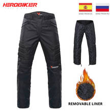Motorcycle Pants Winter Cold Proof Moto Motocross Off-Road Racing Pants Motorbike Protective Trousers Have Cotton Lining 2024 - buy cheap