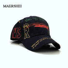 MAERSHEI Hat For Wonmen Print Graffiti Dad Hat Outdoor Streetwear Hip Hop Baseball Cap Men Women Cotton Adjustable Snapback Caps 2024 - buy cheap