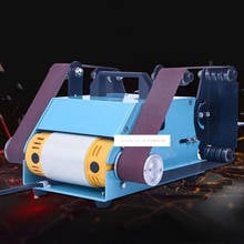 Desktop Double-axis Belt Machine Electric Belt Sander Belt Polishing Grinder Household Belt Sanding Grinding Machine 220V 950W 2024 - buy cheap