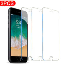 Защитное стекло, закаленное стекло для iphone 7/6/6s/8 plus/11 pro/XS max/XR, 3 шт. 2024 - купить недорого
