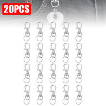 20pcs 35mm Keychain Metal Buckle Carabiner Keyring Classic Key Chain obster Clasp Clips for DIY Jewelry Keychain Accessory 2024 - buy cheap