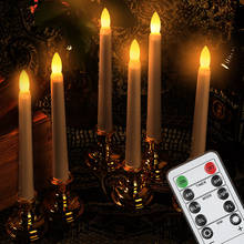 Velas votivas con batería, luces Led con mando a distancia, pequeñas luces de té, velas decorativas para fiestas, velas electrónicas 2024 - compra barato