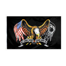 Bandeira dos eua pow mia eagle de 90*150cm, faixa de bandeira para casa 2024 - compre barato