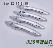 8Pcs/Set ABS Chrome Door Handle Cover Trim Sticker for Hyundai IX 35 Ix35 2010 20112012 2013 2014 2015 2016 2017 Car styling 2024 - buy cheap