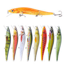 Agoie 120mm Realistic Minnow Fishing Lure 3 Size Lifelike Fishing Bait Hard Crankbait Fish Tackle Wobbler Pesca HML09S 2024 - buy cheap