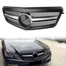 Матовая Черная передняя решетка Спорт решетка радиатора гриль для Mercedes Benz E-Class W212 S212 2010 2011 2012 2013 ABS пластик 2024 - купить недорого