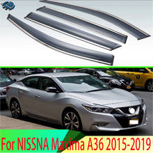 Viseira exterior de plástico, para nissan maxima a36 2015-2019, 4 unidades 2024 - compre barato