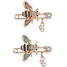 1pcs Bee Brooch Women Accessories Enamel Pins Gifts For Men Enamel Pin Lapel Pin Gifts For Women Kids Jewelry Hijab Pins 2024 - buy cheap