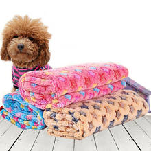 Winter Dog Blanket Warm Fleece For Large Small Medium Dog Soft Flanel Pet Cat Dog Blanket Cushion Cover For Pet Cat Sleep Mat 2024 - buy cheap
