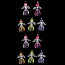 10Pieces Colorful Butterfly Angel Wings Charms Beads Pendant For Jewelry Making 2024 - buy cheap