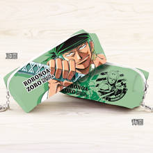 Anime Pirate King Zoro Law Luffy Synthetic Leather Pencil Pouch Zipper Cosmetic Bag Casual Storage bag 2024 - buy cheap