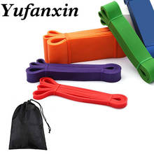 6 colors Yoga resistance Bands Rubber Outdoor Home Elastic Bands Pilates Sport Training pull up loop Workout Fitness Equipment 2024 - buy cheap