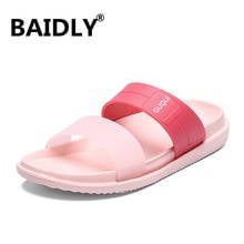 Women Jelly Sandals Home Non-slip Summer Hole Shoes Female Flat Slippers Plastic Female Girls Waterproof EVA Garden Shoes 2024 - buy cheap