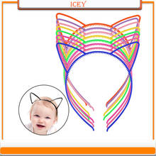 1pc Sexy Cat Ear Headbands Women Hair Hoop Headwear Animal Hairbands Plastic ABS Hair Accessories For Children Birthday Party 2024 - buy cheap