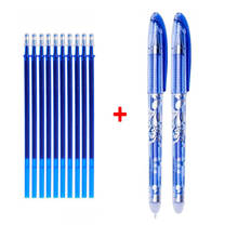 erasable gel pen blue black ink gel pen erasable refill erasable pen washable handle writing stationery gel pen 2024 - buy cheap