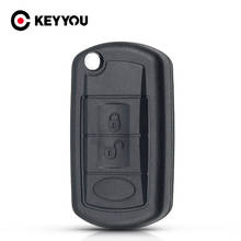 KEYYOU 10X For Land Rover Range Rover Sport LR3 Discovery Replacement Folding 3 Buttons Remote Flip Car Key Case Styling Shell 2024 - buy cheap