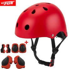 Protector de muñeca para niños, equipo de protección para la rodilla, práctica, patinaje, deportes, rodillo, ciclismo, casco de bicicleta, almohadilla ajustable, 7 Uds. 2024 - compra barato