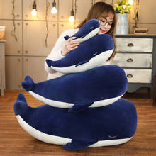 25cm Cute Blue Whale Plush Toys Super Soft Stuffed Lovely Sea Animals Doll Fish Pillow for Children Kids Birthday Christmas Gift 2024 - buy cheap