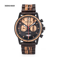 DODO-Reloj de pulsera de cuarzo para hombre, cronógrafo con cronógrafo, resistente al agua, con indicador de Fecha 2024 - compra barato