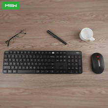 MIIIW Wireless Office Keyboard & Mouse Set Only One USB Control 104 Keys 2.4GHz Multi System Compatible Wireless Keyboard 2024 - buy cheap