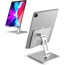 Алюминиевая Подставка для планшета, настольная Складная подставка для iPad Pro 12,9 11 10,2 9,7 Air 4 Air4 Mini Kindle Samsung, поддержка аксессуаров 2024 - купить недорого