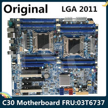LSC For Lenovo ThinkStation C30 Workstation Motherboard LGA 2011 C602 X79 ECC REG DDR3 03T6737 2024 - buy cheap