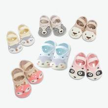 1 Pair Fashion Baby Girls Boys Cute Cartoon Non-slip Cotton Toddler Floor Socks Animal Pattern First Walker Shoes for Newborns 2024 - buy cheap
