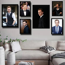 Super-herói tom hiddleston filme poster hd estrela parede artista decoração para casa nordic cafe bar sala pintura da lona 2024 - compre barato