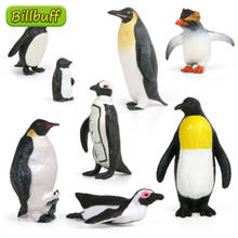 New Simulation Ocean Animal Model Toys King Humboldt Rock Jumping Penguin Action Figures Cognition Educational Toy for Childrens 2024 - buy cheap