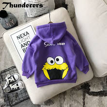 Thunderers Cartoon Thicken Children Pullovers Hooded Long Sleeve Girl Boy Outfits Sweatshirts Toddler Girl WInter Clothes 2024 - buy cheap