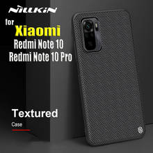 Nillkin-funda de fibra de nailon texturizada para Xiaomi Redmi Note 10 Pro, carcasa trasera antideslizante duradera para Redmi Note 9T 9s 9 2024 - compra barato