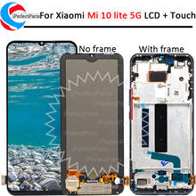 6.57'' Original For Xiaomi Mi 10 Lite 5G LCD Touch Screen Display Digitizer Assambly For Xiaomi Mi 10 lite LCD M2002J9G 2024 - buy cheap