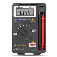 Richmeters mini bolso multímetro digital true-rms faixa automática frequência ac/dc tensão 4000 contagens tamanho ferramentas elétricas 2024 - compre barato