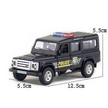 Модель полицейского автомобиля из сплава 1:36 для Range Rover Evoque Sport Defender, коллекционная металлическая игрушка 2024 - купить недорого