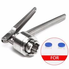 Stainless Steel Manual Vial Crimper Hand Sealing Machine for Crimping 20Mm Flip Off Caps for Aluminum Plastic 2024 - buy cheap