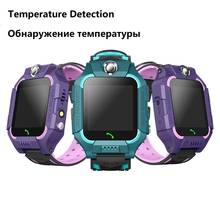 Smartwatch infantil à prova d'água, relógio inteligente com monitoramento lbs, chamada de socorro, monitor antiperda, com detecção de temperatura corporal 2024 - compre barato