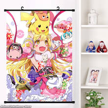 Poster de parede de decoração para cosplay, anime de alta qualidade, senjugahara hitagi, shinobu, mural, cartaz de pendurar na parede, arte para casa 2024 - compre barato