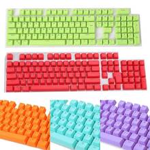 Teclas de reemplazo para teclado mecánico, teclas de retroiluminación de Color sólido, 106 teclas, PBT 2024 - compra barato