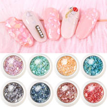 1pcs High Quality New Shell Small Gravel Glitter Glitter Sequins Nail Stickers Shell DIY Nail Supplies Decoration 2024 - buy cheap