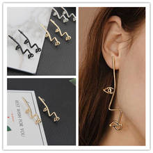12 pair /lot wholesale  fashion jewelry  Artistic Temperament Hand Made Abstract Face Earrings 2024 - buy cheap
