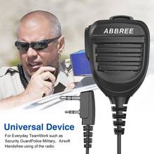 ABBREE AR-780 PTT Speaker Mic Handheld Microphone For  Baofeng UV-5R BF-888S UV-10R UV-S9PLUS Portable CB Radio Walkie Ta 2024 - buy cheap
