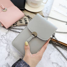 Touch Screen Cell Phone Purse Smartphone Wallet Leather Shoulder Strap Handbag Women Bag Universal for Below 6.5 inch Phone 2024 - buy cheap