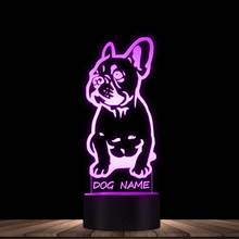 Lámpara Visual DE DISEÑO con efecto 3D, luz de ilusión óptica 3D para mascota, cachorro, perro, luz de noche de dormitorio, Decoración de mesa 2024 - compra barato