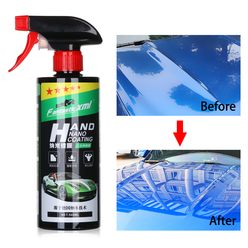 500ML Automotive Nano Coating Liquid Manual Quick Coat Polish Car