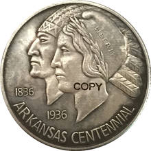 EE. UU. 1936 medio dólar copia monedas 2024 - compra barato
