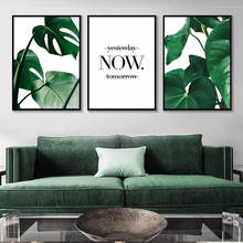 Nordic Canvas Paintin Botanical Leaf Art Posters And Prints Green Art Wall Pictures Modern Art Home Decoration 2024 - buy cheap