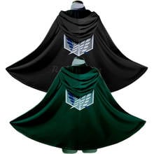 Attack On Titan Cloak Costume Japanese Anime Cosplay Shingeki No Kyojin Hoodie Eren Levi Mikasa Cloak Scout Legion Coat C15M02 2024 - buy cheap