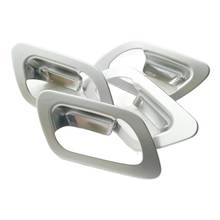 Inner Door Handle Frame Bowl Cover Trim Shell  Accessories Decoration Silver 2016 4pcs Matte for Citroen C4 ABS 2024 - buy cheap